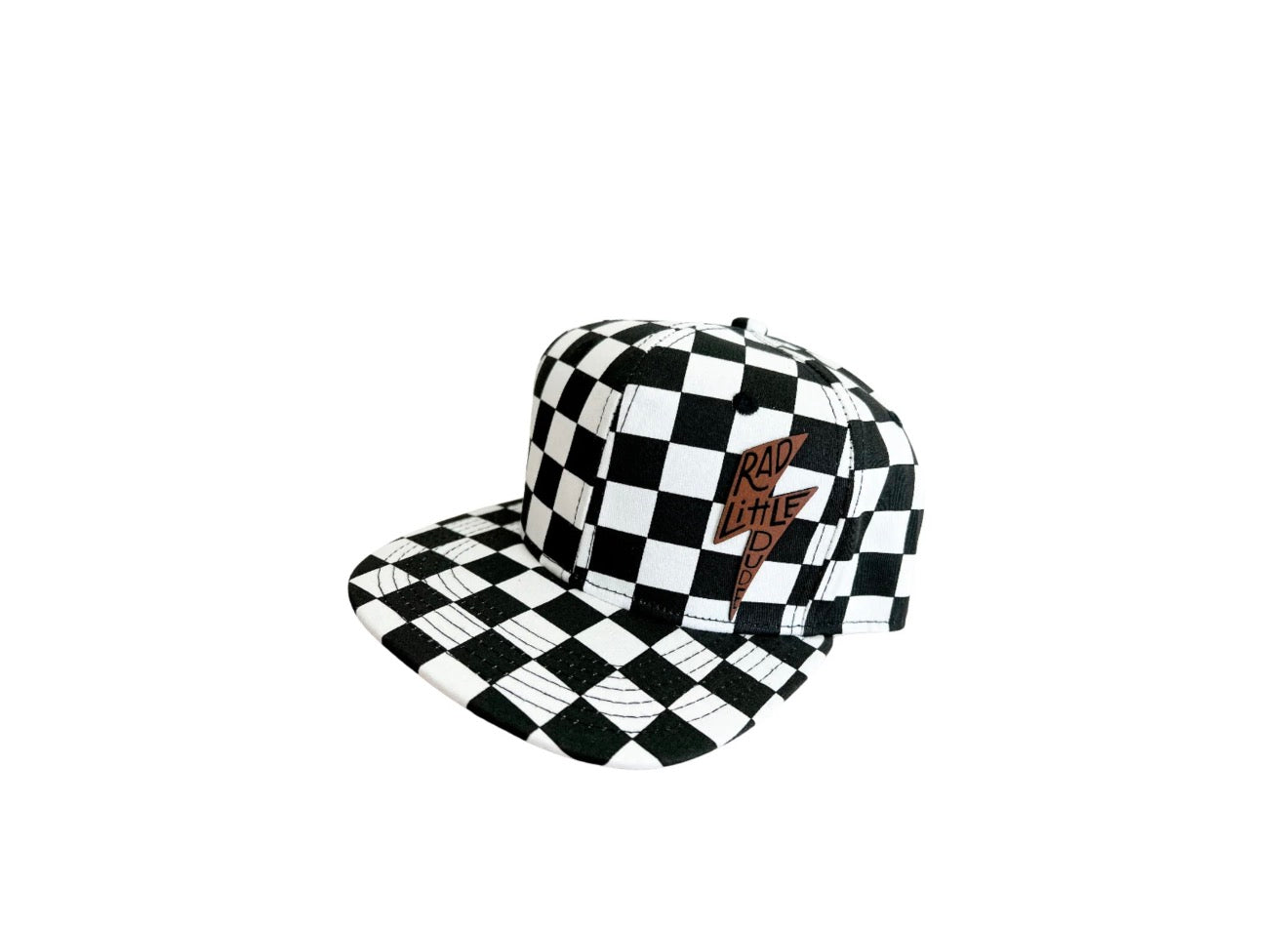 Lightning Bolt Checkered Hat- INFANT