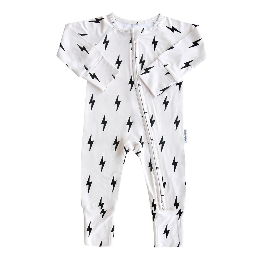 Bamboo Zip Romper | Little Bolt