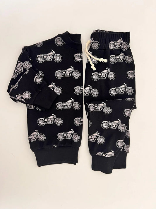 Jogger Set | Born to Ride Black