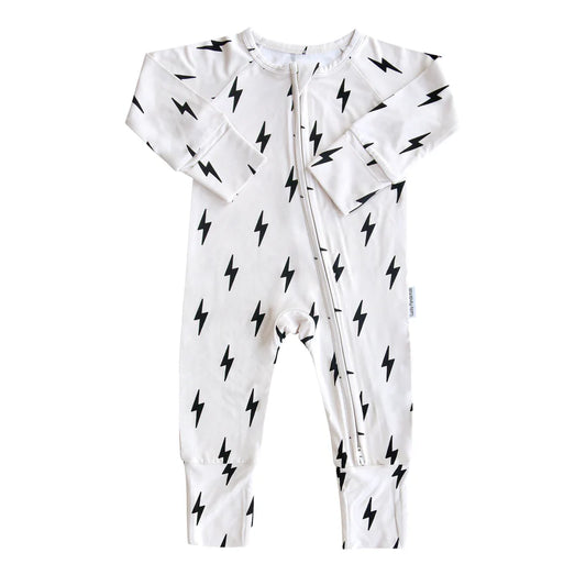 Bamboo Zip Romper | Little Bolt